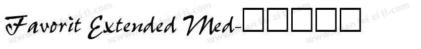 Favorit Extended Med字体转换